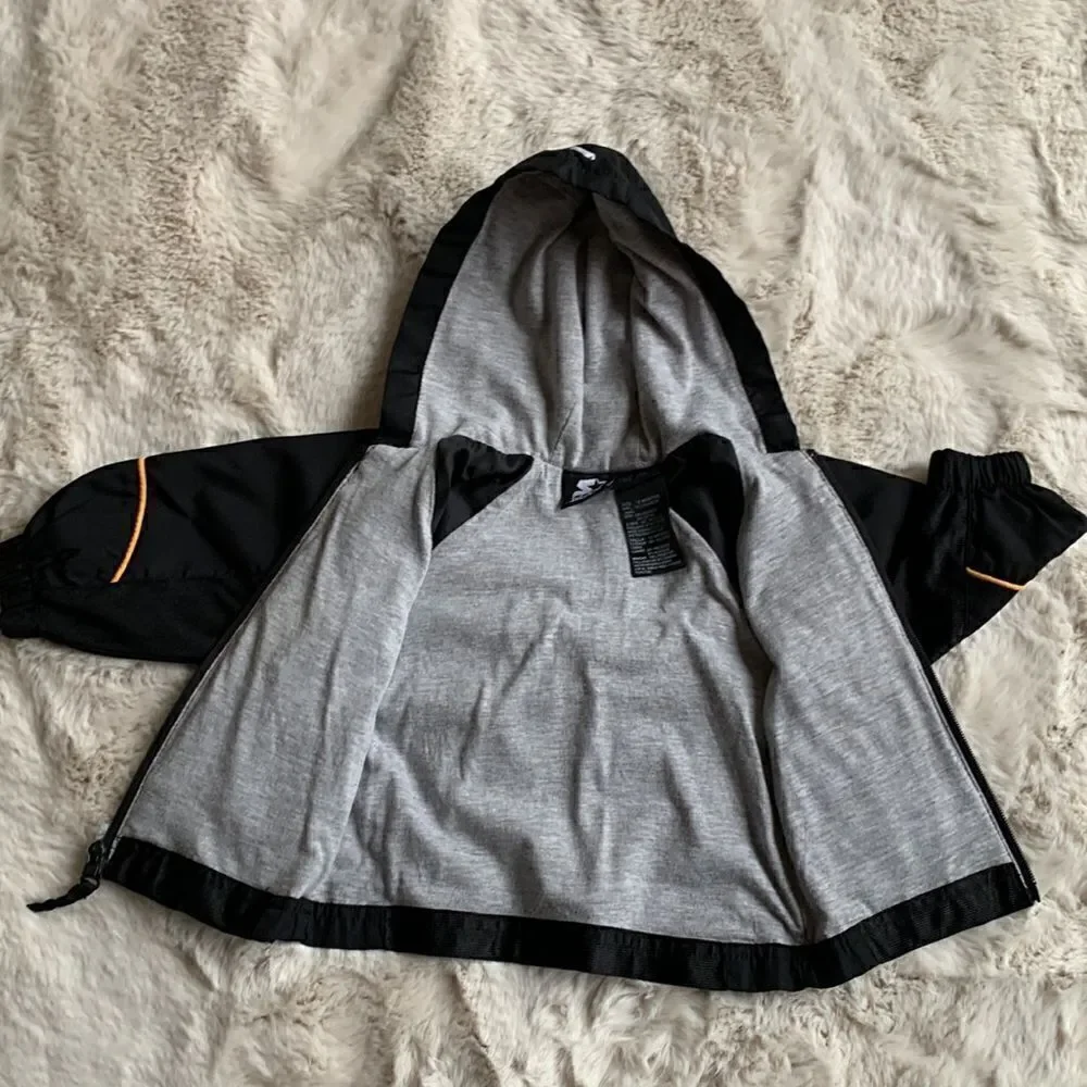 Iowa Hawkeyes Coat Football‎ Black Windbreaker embroidered Starter Jacket 12M